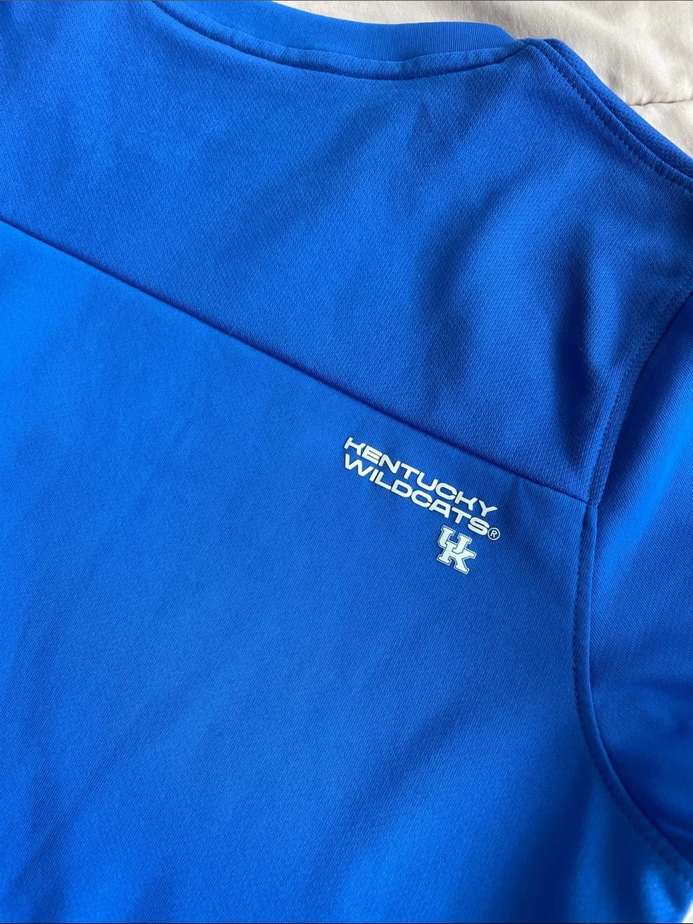 Nike Royal Blue UK Logo Short Sleeve Athletic Tee